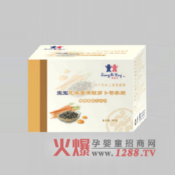 香愛嬰芝麻蛋黃胡蘿卜營(yíng)養(yǎng)粥