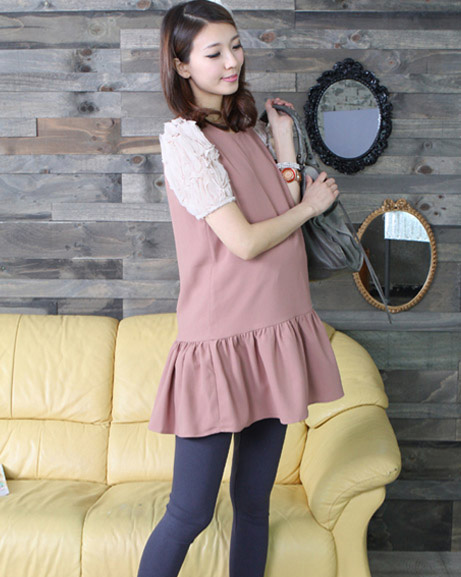 十月情孕婦打底褲藏青色