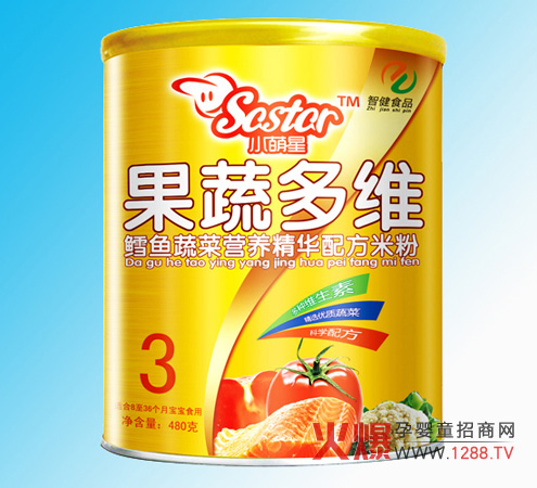 小萌星果蔬多維營(yíng)養(yǎng)精華配方米粉