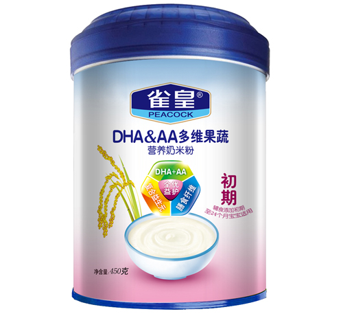 雀皇450g多維果疏營養(yǎng)奶米粉(初期)