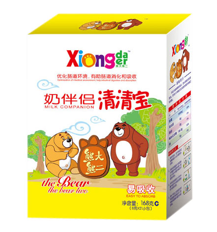 熊大熊二奶伴侶清清寶盒裝