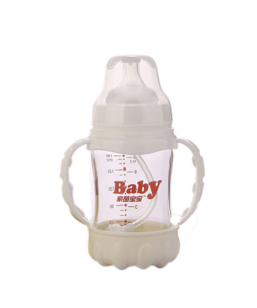 家茵寶寶晶鉆雙柄全自動(dòng)防摔玻璃奶瓶