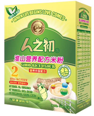 人之初淮山營(yíng)養(yǎng)配方米粉2段盒裝