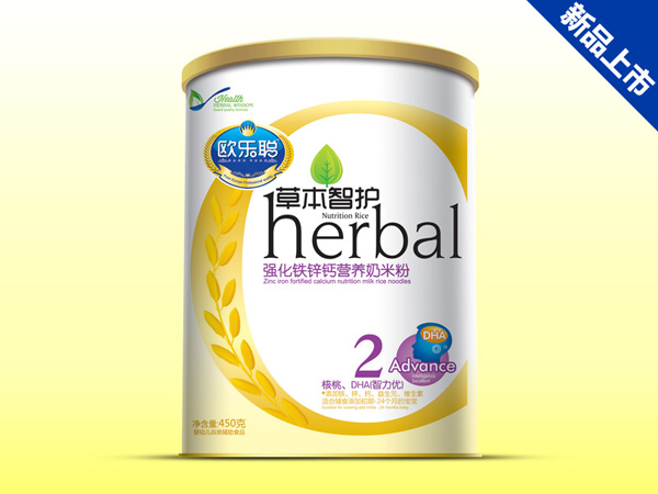 歐樂(lè)聰強(qiáng)化鐵鋅鈣營(yíng)養(yǎng)奶米粉2段
