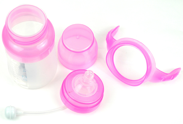 帝色福娃紫色嬰幼兒奶瓶