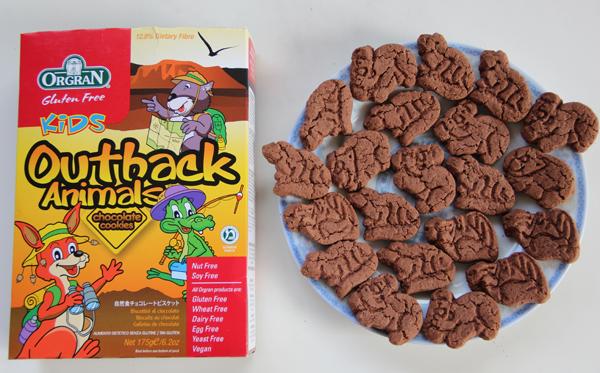 澳洲特色動(dòng)物兒童無(wú)敏巧克力味盒裝餅干