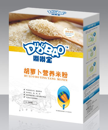 嘟嘟寶胡蘿卜營養(yǎng)米粉