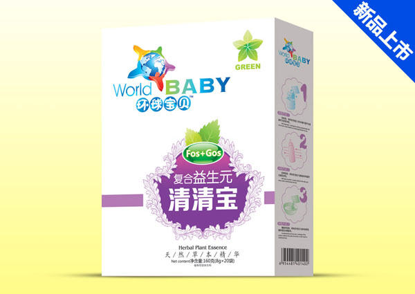 環(huán)球?qū)氊悘?fù)合益生元清清寶盒裝