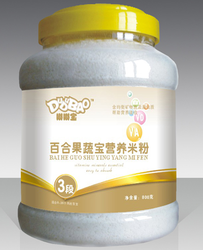 嘟嘟寶百合果蔬寶營養(yǎng)米粉