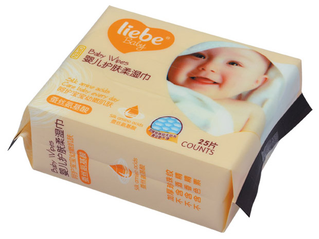 利貝嬰兒護(hù)膚柔濕巾25片