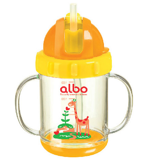 愛(ài)樂(lè)寶晶透學(xué)飲杯220m黃色