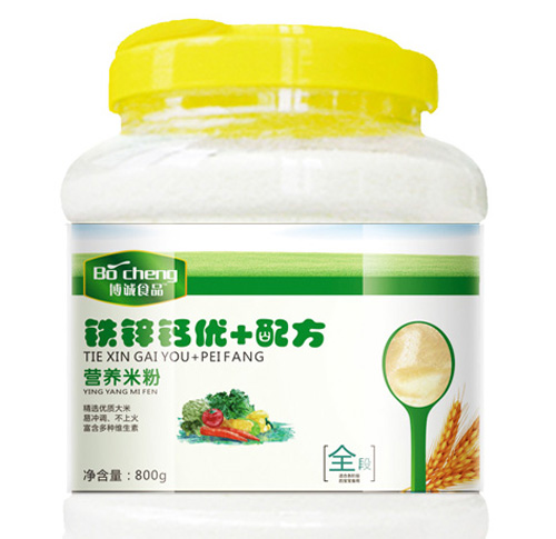 博誠(chéng)鐵鋅鈣優(yōu)+配方營(yíng)養(yǎng)米粉全段