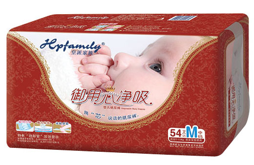 皇派家族嬰兒紙尿褲M54片