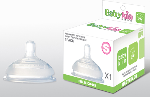 Babykin(貝沁)超寬口奶嘴(單個(gè))