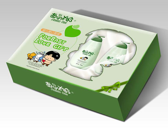 西瓜太郎嬰兒洗護(hù)用品愛(ài)心禮盒