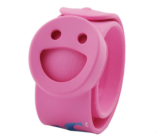 BUGOUT笑臉啪啪圈驅(qū)蚊手環(huán)粉色