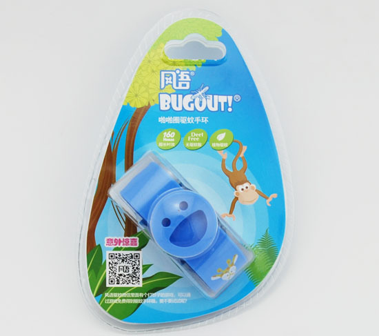 笑臉啪啪圈驅(qū)蚊手環(huán)藍(lán)色