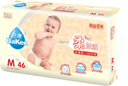倍康柔膚絨超薄紙尿褲M碼(大包)