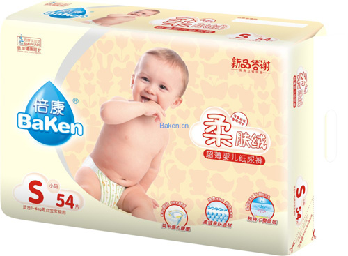 倍康柔膚絨超薄紙尿褲S碼(大包)