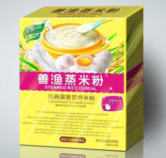 善漁經(jīng)典蛋黃蒸米粉