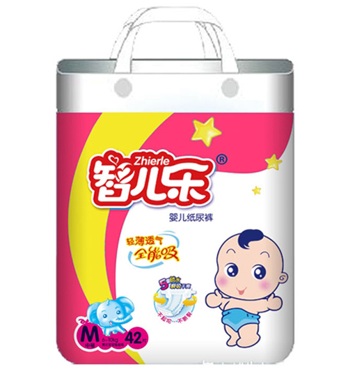 智兒樂輕薄透氣嬰兒紙尿褲M碼