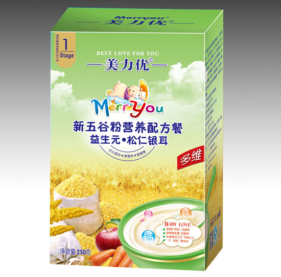 美力優(yōu)益生元松仁銀耳新五谷營養(yǎng)配方餐