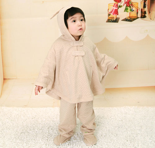 棉果果彩棉提花蓬蓬衣