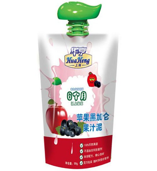 華亨蘋(píng)果黑加侖果汁泥