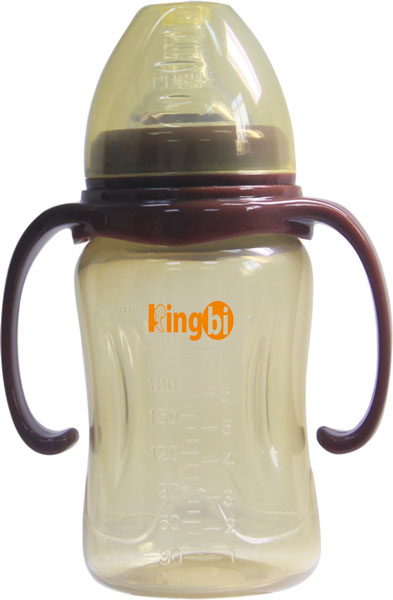 健貝寬口雙柄易把握納米銀奶瓶240ml