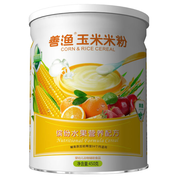 善漁繽紛水果玉米米粉