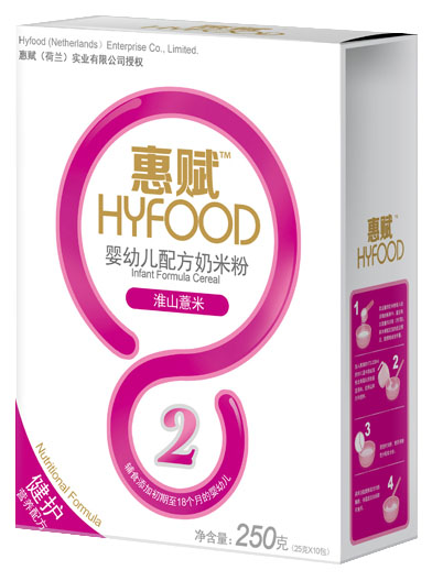 惠賦淮山薏米yingye配方奶米粉盒裝