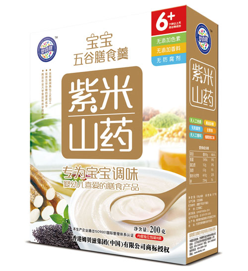 嬰喜膳紫米山藥五谷膳食羹