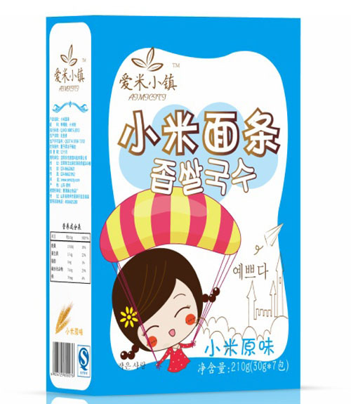 愛米小鎮(zhèn)原味小米面條