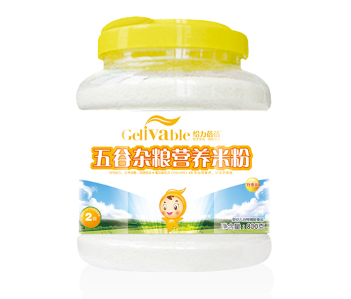 給力蓓蓓五谷雜糧800克桶裝米粉