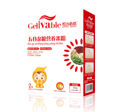 給力蓓蓓五谷雜糧嬰兒營養(yǎng)米粉