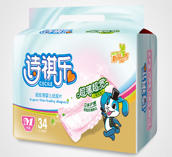 詩祺樂超級(jí)薄yinge紙尿片M碼