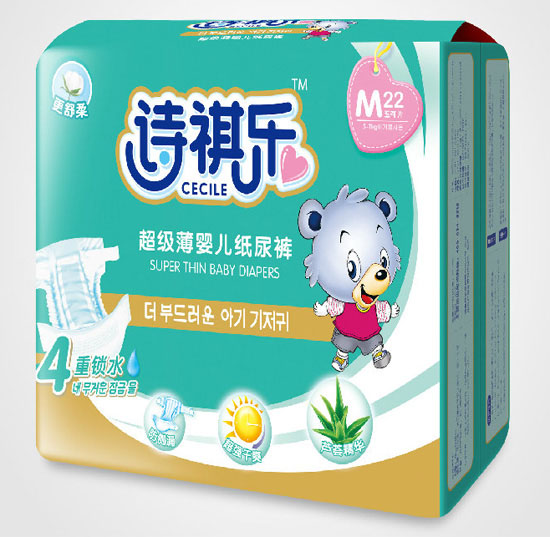 詩(shī)祺樂超級(jí)薄yinge紙尿褲M碼