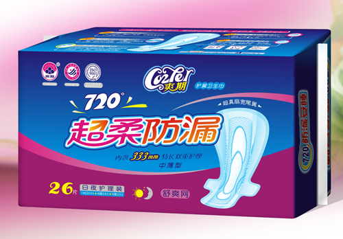 爽期超柔防漏舒爽網(wǎng)護(hù)翼衛(wèi)生巾