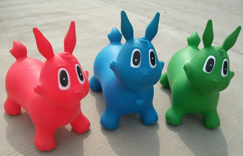 哈哈球普通兔子充氣玩具