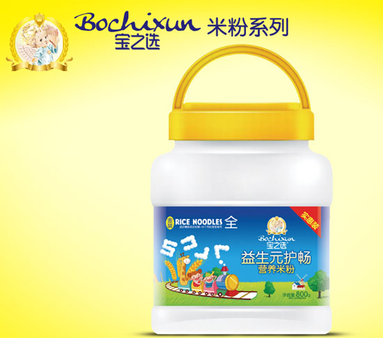 寶之選益生元護暢營養(yǎng)米粉800g桶裝