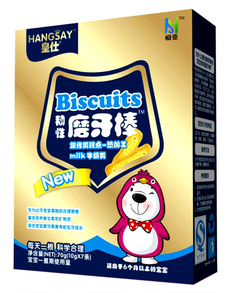 皇仕牛奶韌性磨牙棒