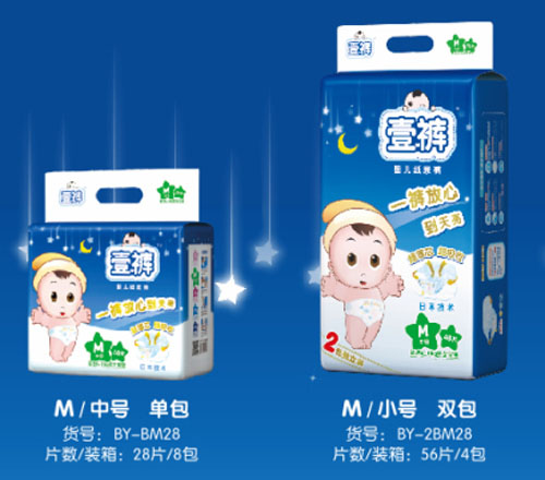 壹褲薄芯嬰兒紙尿褲M碼