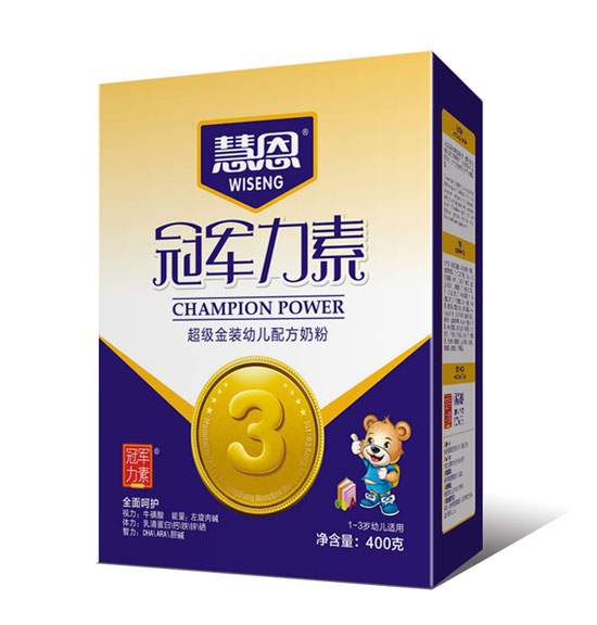 冠軍力素奶粉(紙盒)3段