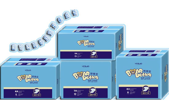 熊管家超薄干爽yinge紙尿褲