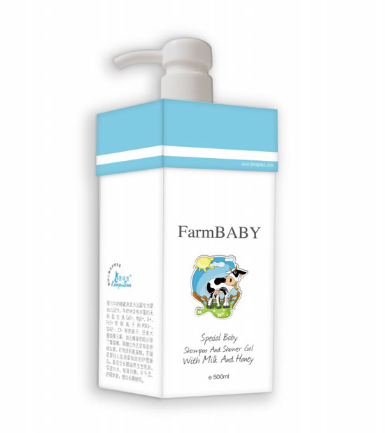 康培生嬰兒牛奶蜂蜜洗發(fā)沐浴露