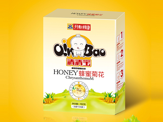 開心利康蜂蜜菊花清清寶盒裝