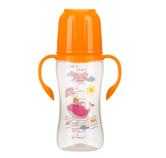 貝嬰奇300ml寬口弧形PP奶瓶