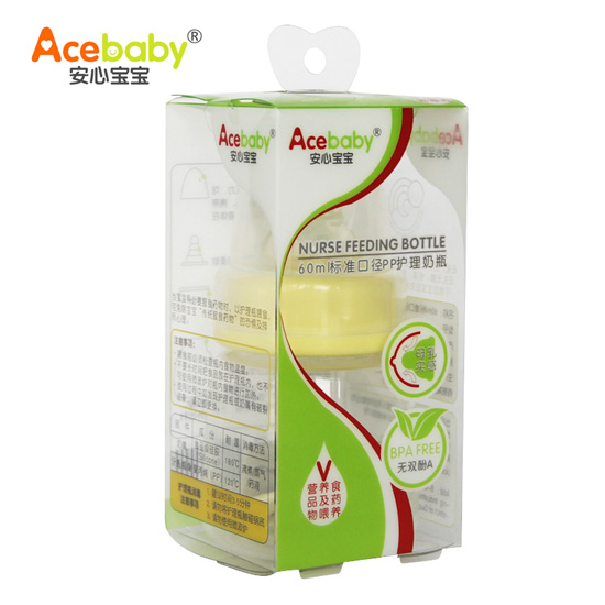 安心寶寶60ml標(biāo)口PP護(hù)理奶瓶60ML