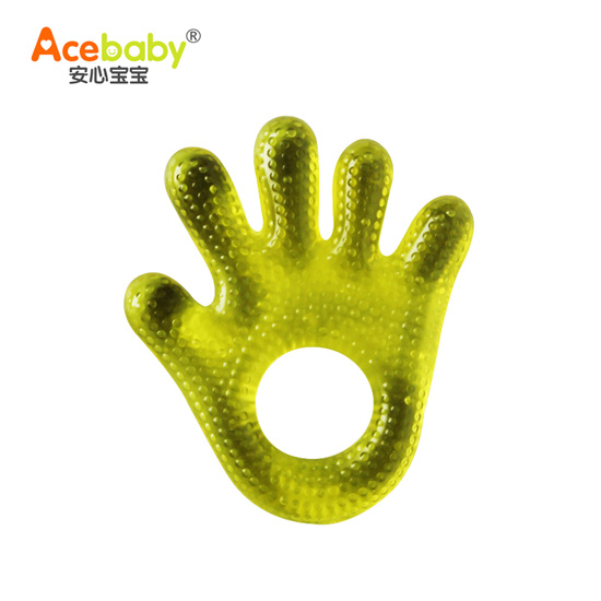 安心寶寶新款綠小手牙膠