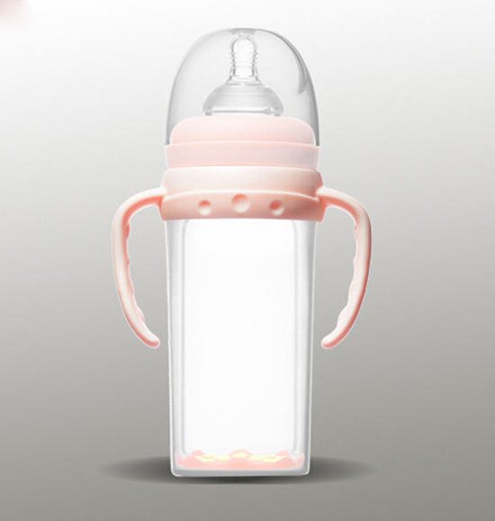 愛(ài)弗圖西240MLPP寬口直身奶瓶(公主粉)